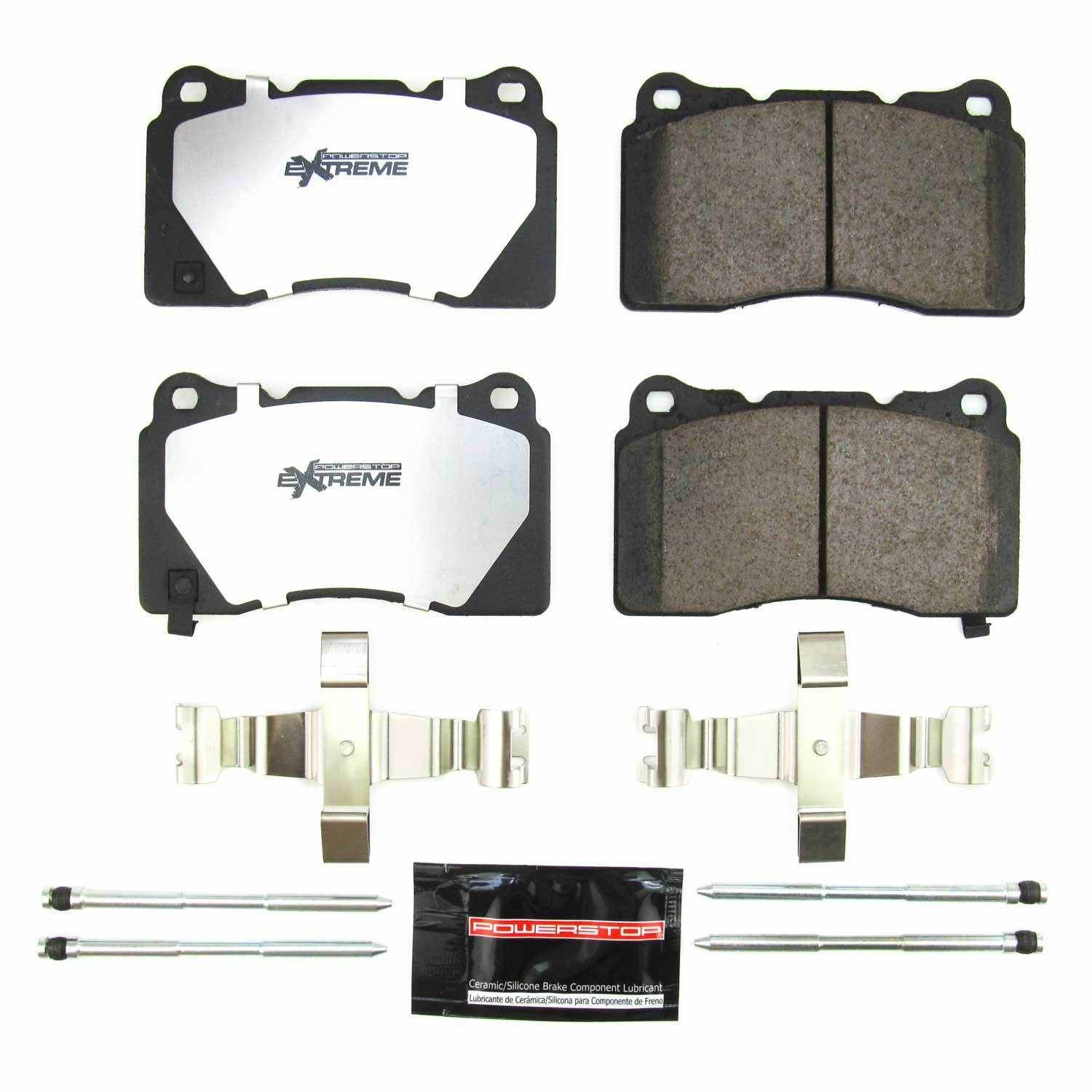 PowerStop Power Stop 17-21 Honda Civic Front Z26 Street Brake Pads w/Hardware Z26-1001B