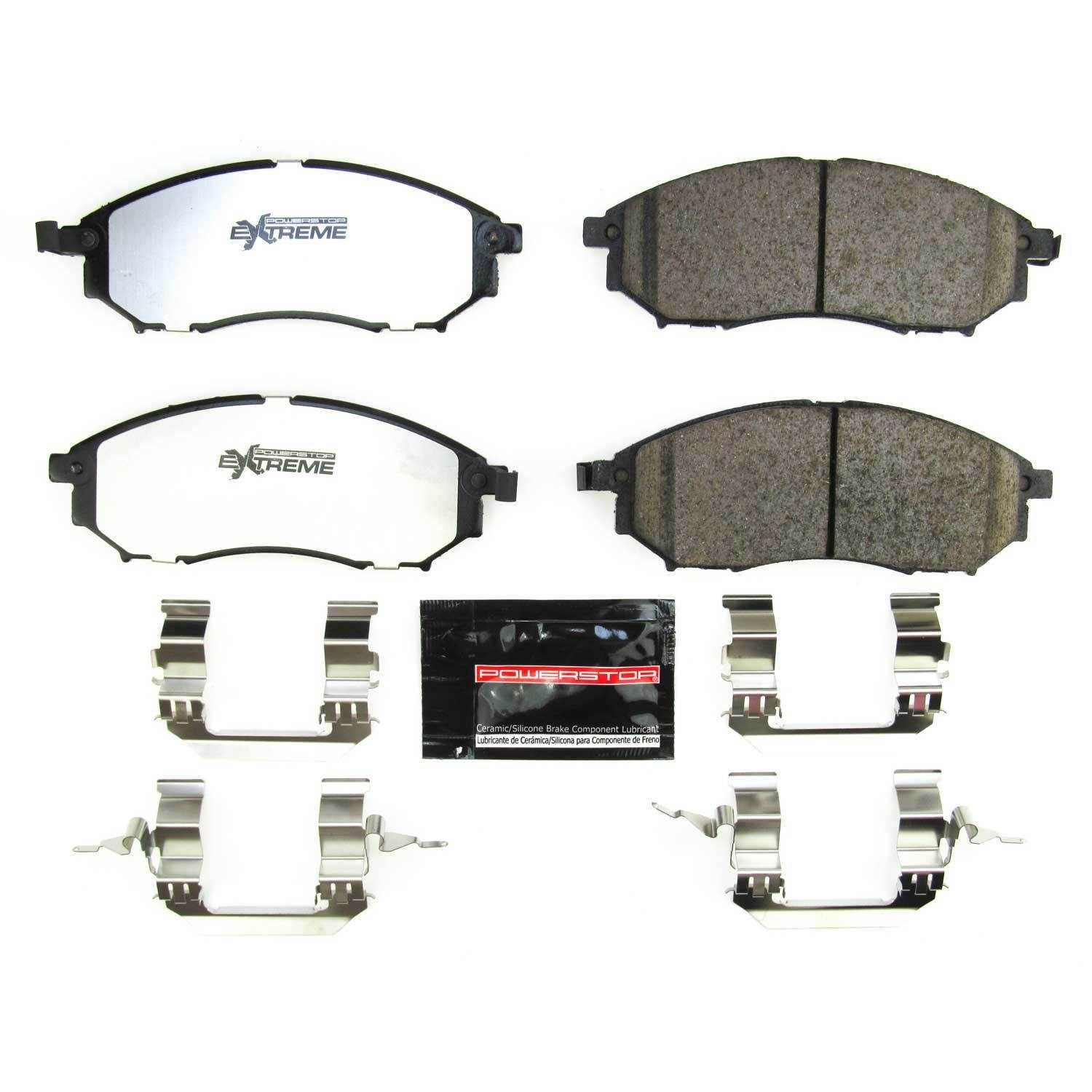 PowerStop Power Stop 06-12 Infiniti FX35 Front Z26 Street Brake Pads w/Hardware Z26-888B