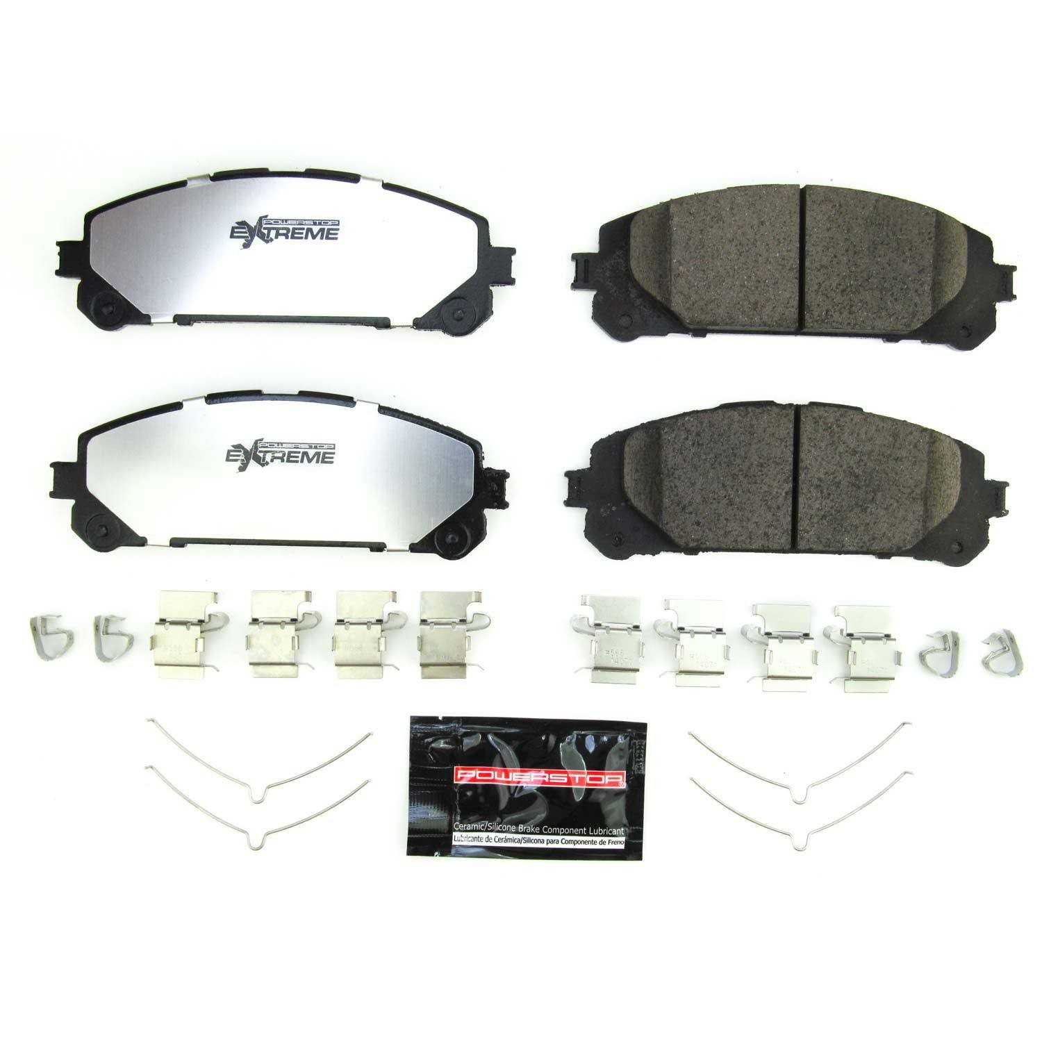 PowerStop Power Stop 20-21 Toyota Highlander Front Z36 Truck & Tow Brake Pads w/Hardware Z36-2304