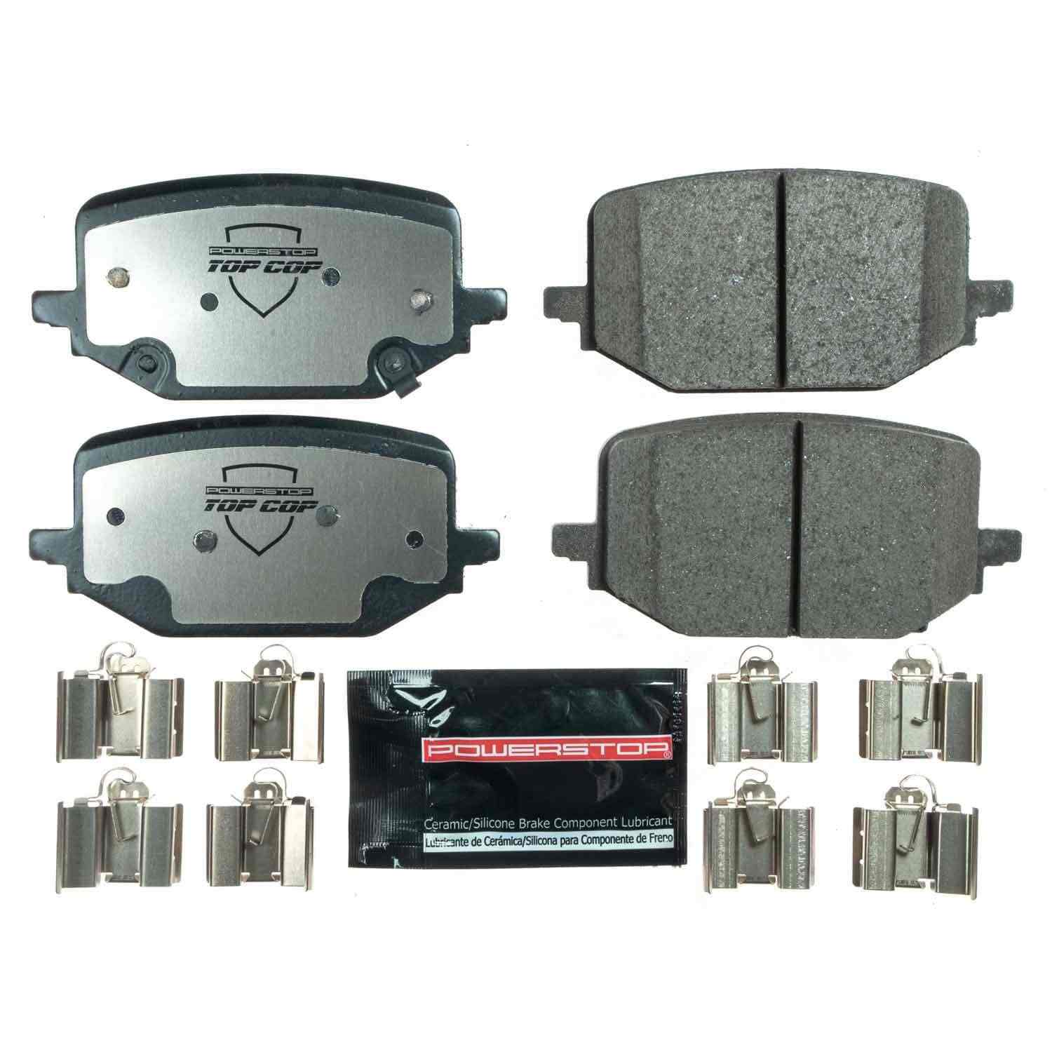 PowerStop Disc Brake Pad Set  top view frsport Z37-2231