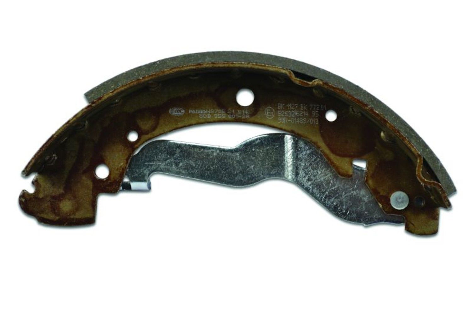 Hella Pagid Drum Brake Shoe  top view frsport 355001281