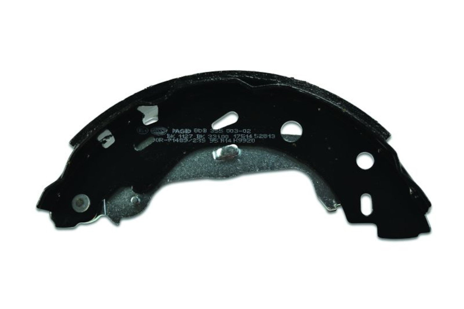 Hella Pagid Drum Brake Shoe  top view frsport 355003021