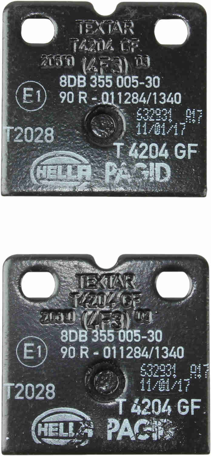 hella pagid disc brake pad set  frsport 355005301