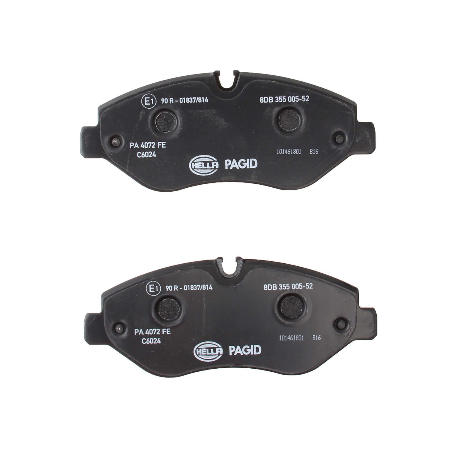 hella pagid disc brake pad set  frsport 355005521