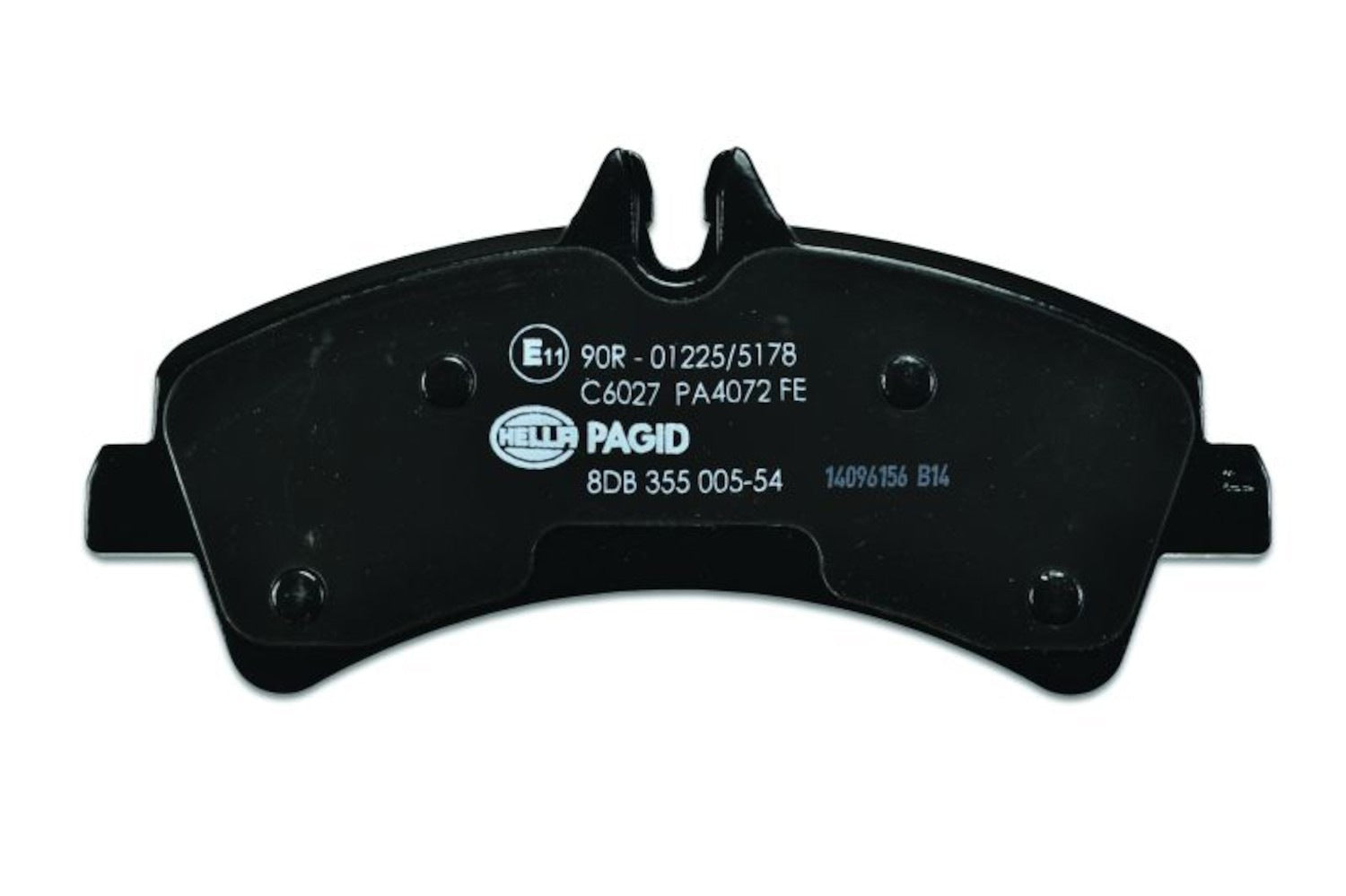 Hella Pagid Disc Brake Pad Set  top view frsport 355005541