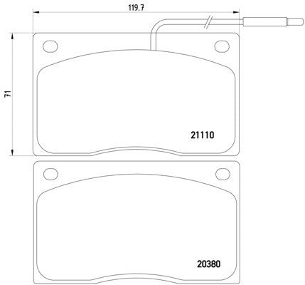 hella pagid disc brake pad set  frsport 355005931