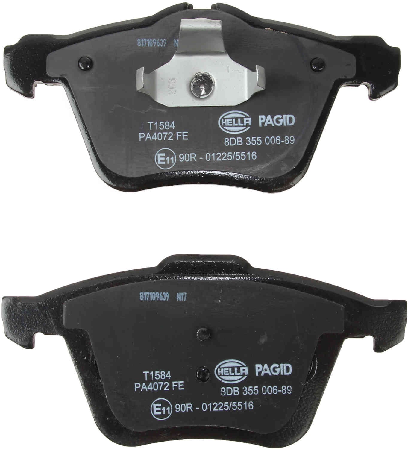 hella pagid disc brake pad set  frsport 355006891