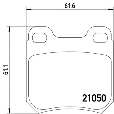 hella pagid disc brake pad set  frsport 355007381