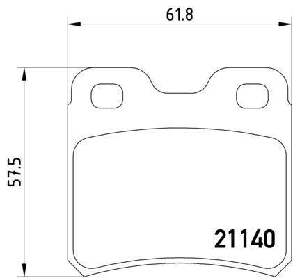 hella pagid disc brake pad set  frsport 355007451