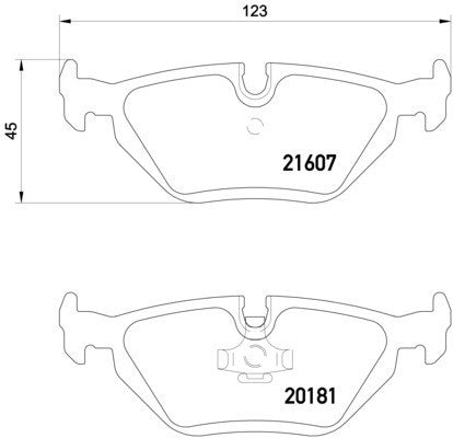 hella pagid disc brake pad set  frsport 355007511