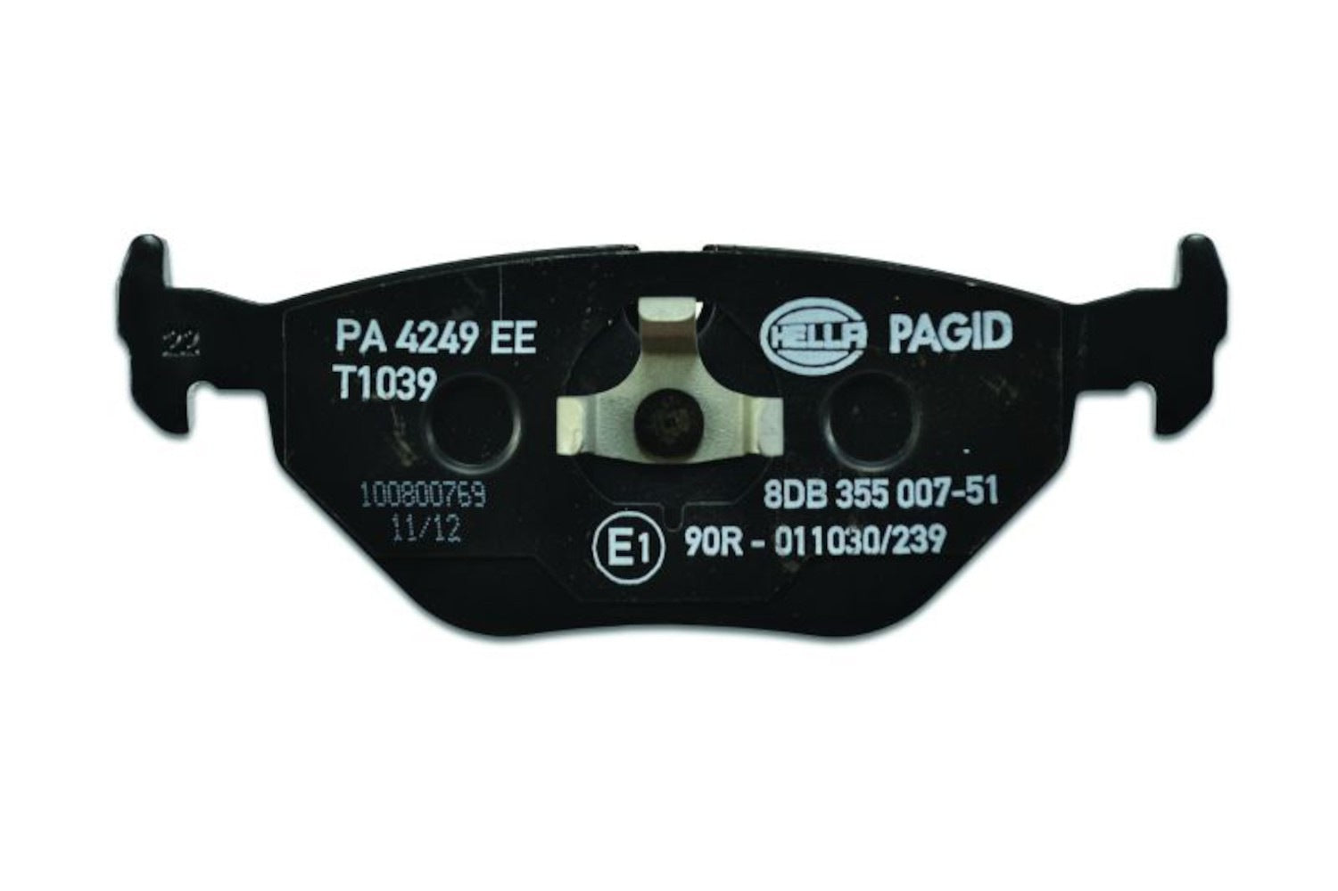 Hella Pagid Disc Brake Pad Set  top view frsport 355007511