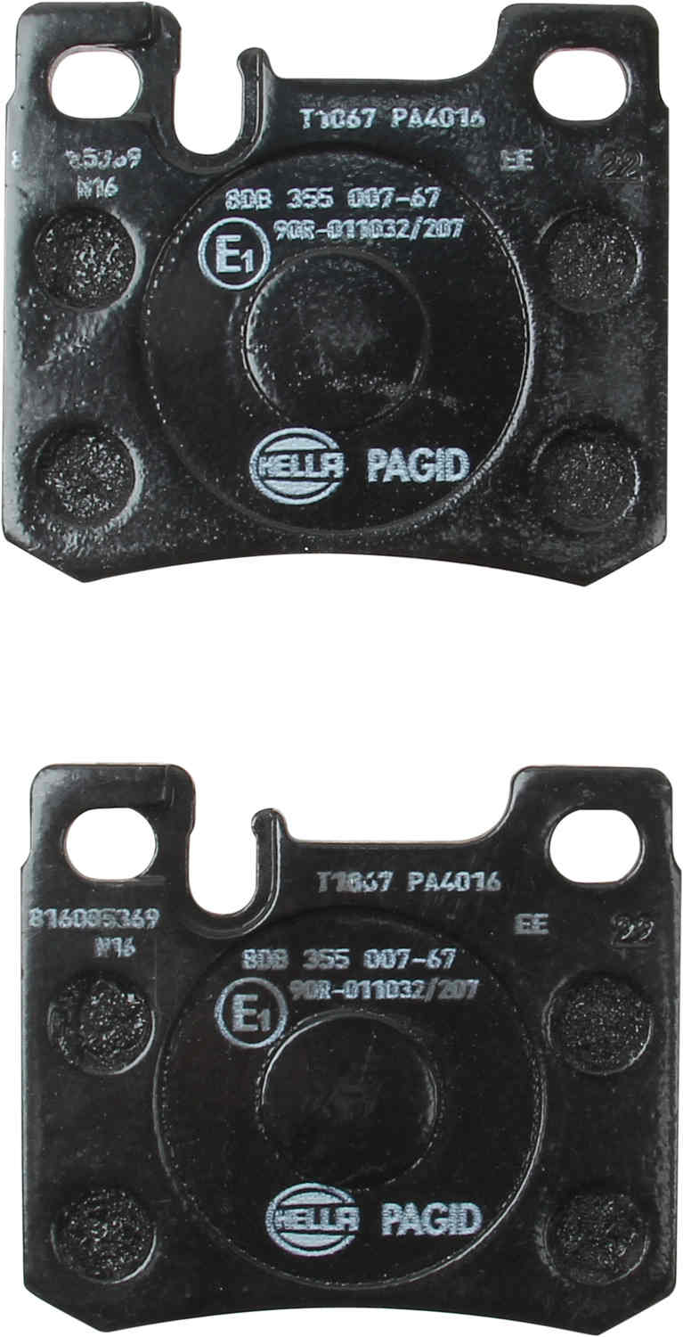 hella pagid disc brake pad set  frsport 355007671