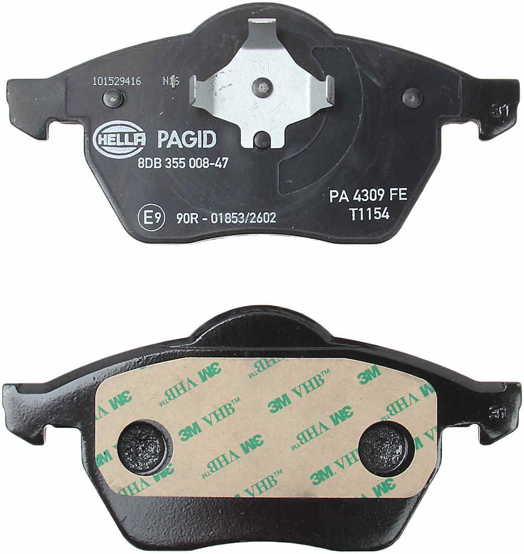 hella pagid disc brake pad set  frsport 355008021