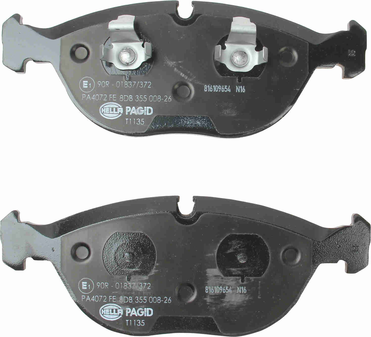 hella pagid disc brake pad set  frsport 355008261