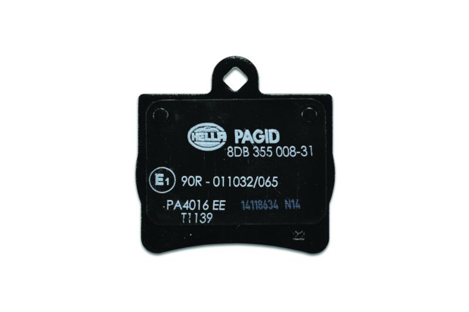 Hella Pagid Disc Brake Pad Set  top view frsport 355008311