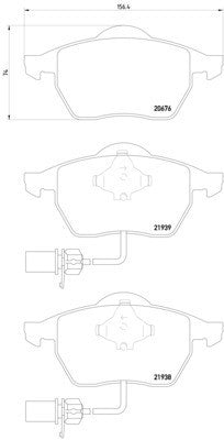 hella pagid disc brake pad set  frsport 355008411