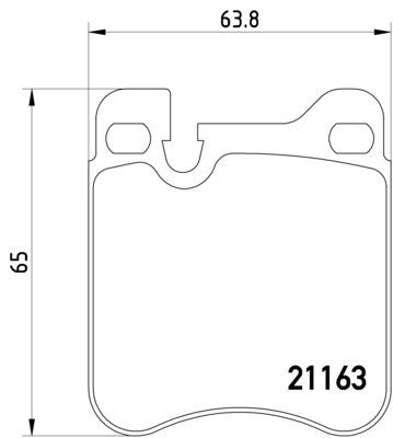 hella pagid disc brake pad set  frsport 355008491