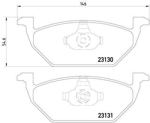 hella pagid disc brake pad set  frsport 355008591