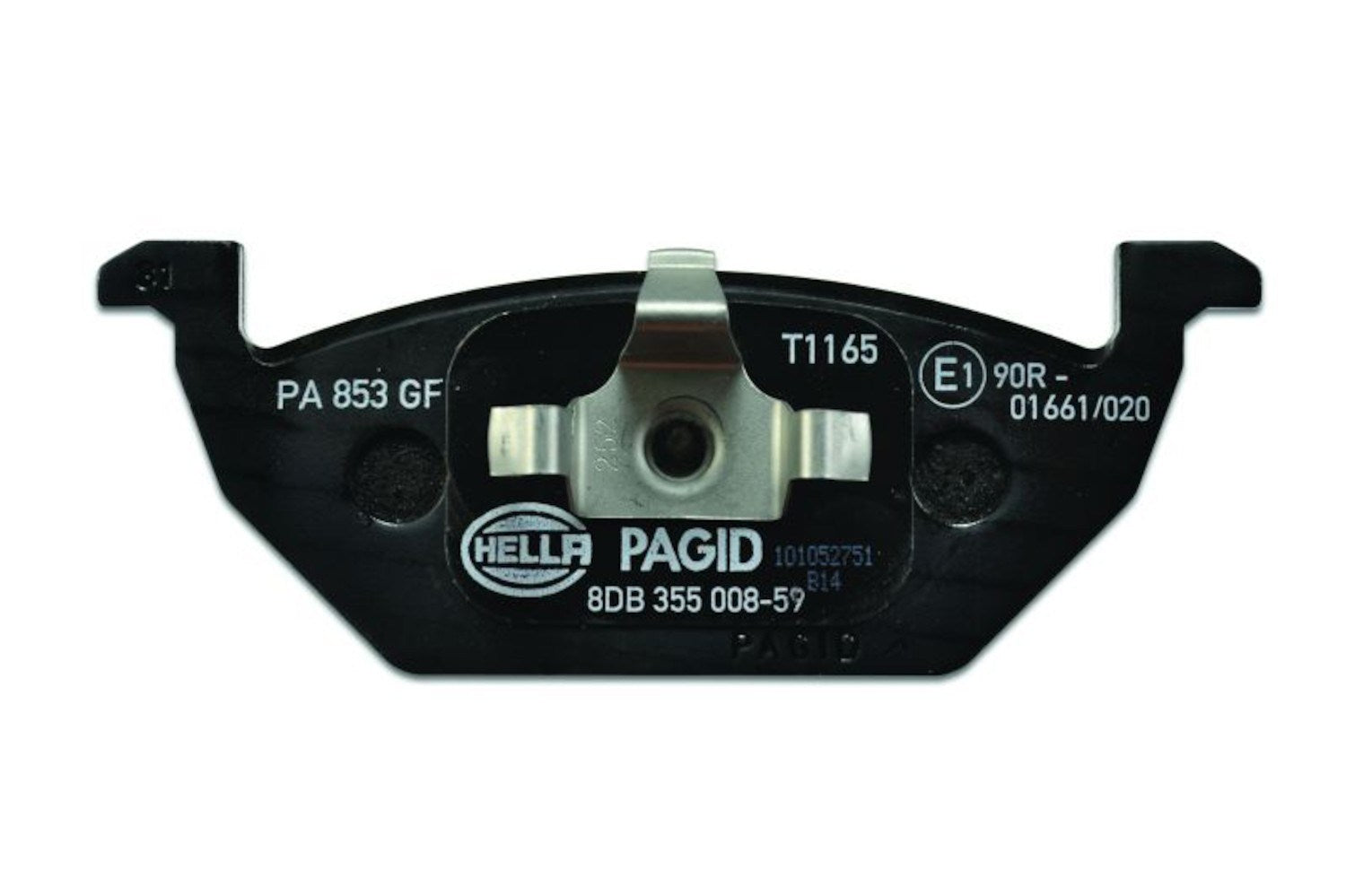 Hella Pagid Disc Brake Pad Set  top view frsport 355008591