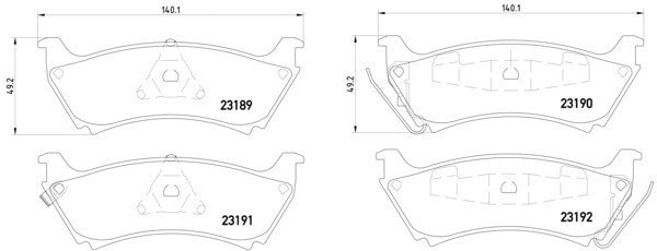 hella pagid disc brake pad set  frsport 355008671