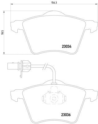 hella pagid disc brake pad set  frsport 355008771