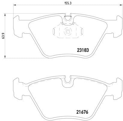 hella pagid disc brake pad set  frsport 355009001