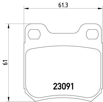 hella pagid disc brake pad set  frsport 355009041