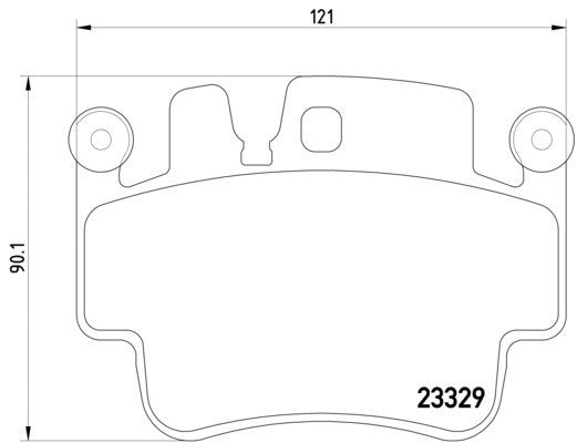 hella pagid disc brake pad set  frsport 355009281