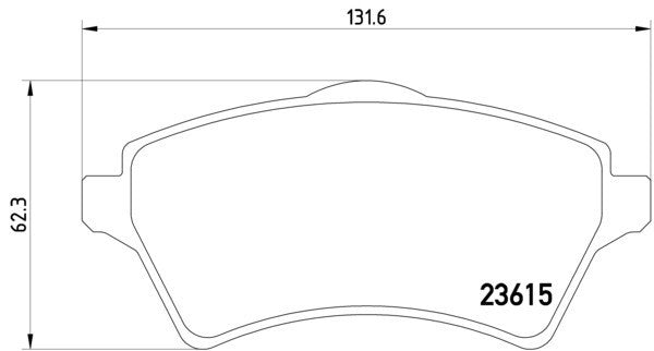 hella pagid disc brake pad set  frsport 355009761