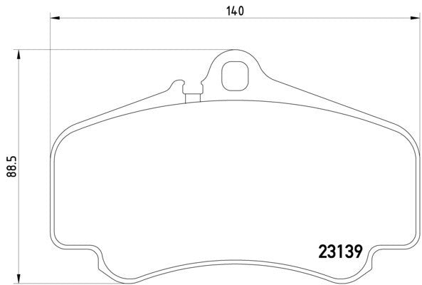 hella pagid disc brake pad set  frsport 355009841