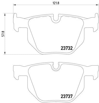 hella pagid disc brake pad set  frsport 355010471