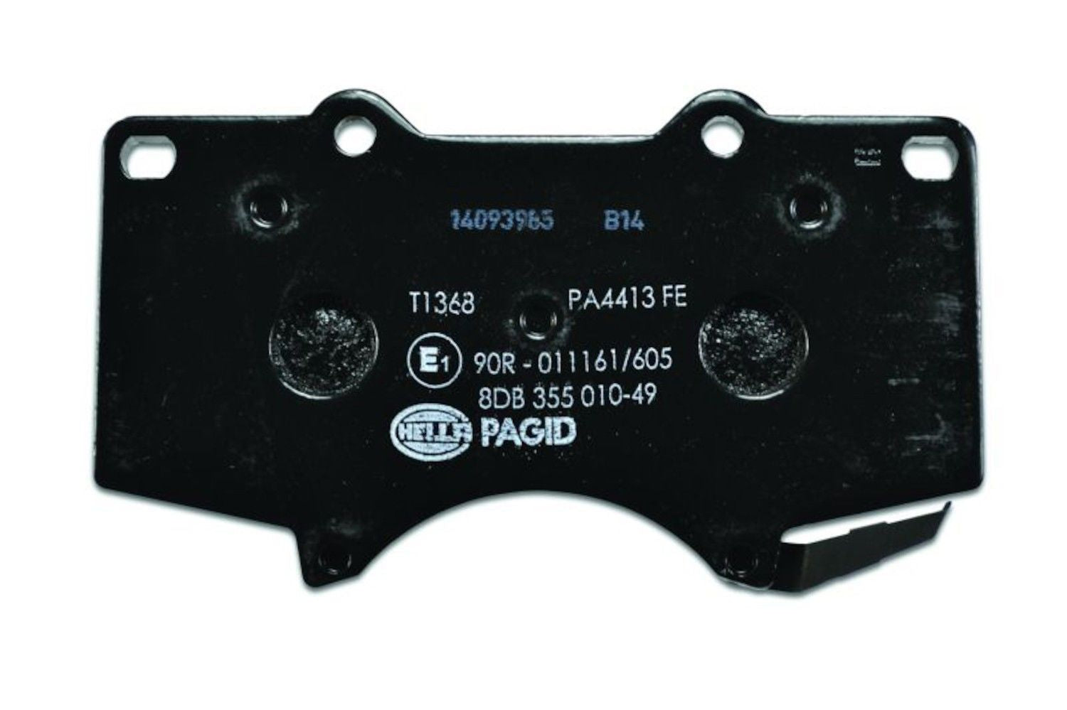 Hella Pagid Disc Brake Pad Set  top view frsport 355010491