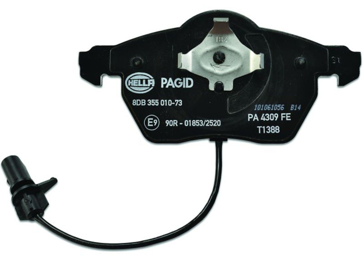 Hella Pagid Disc Brake Pad Set  top view frsport 355010731