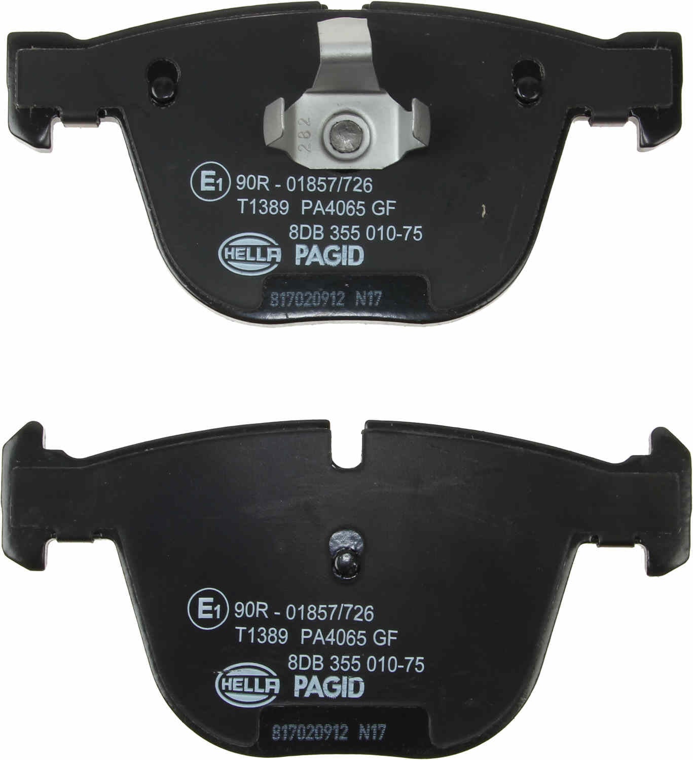 hella pagid disc brake pad set  frsport 355010751