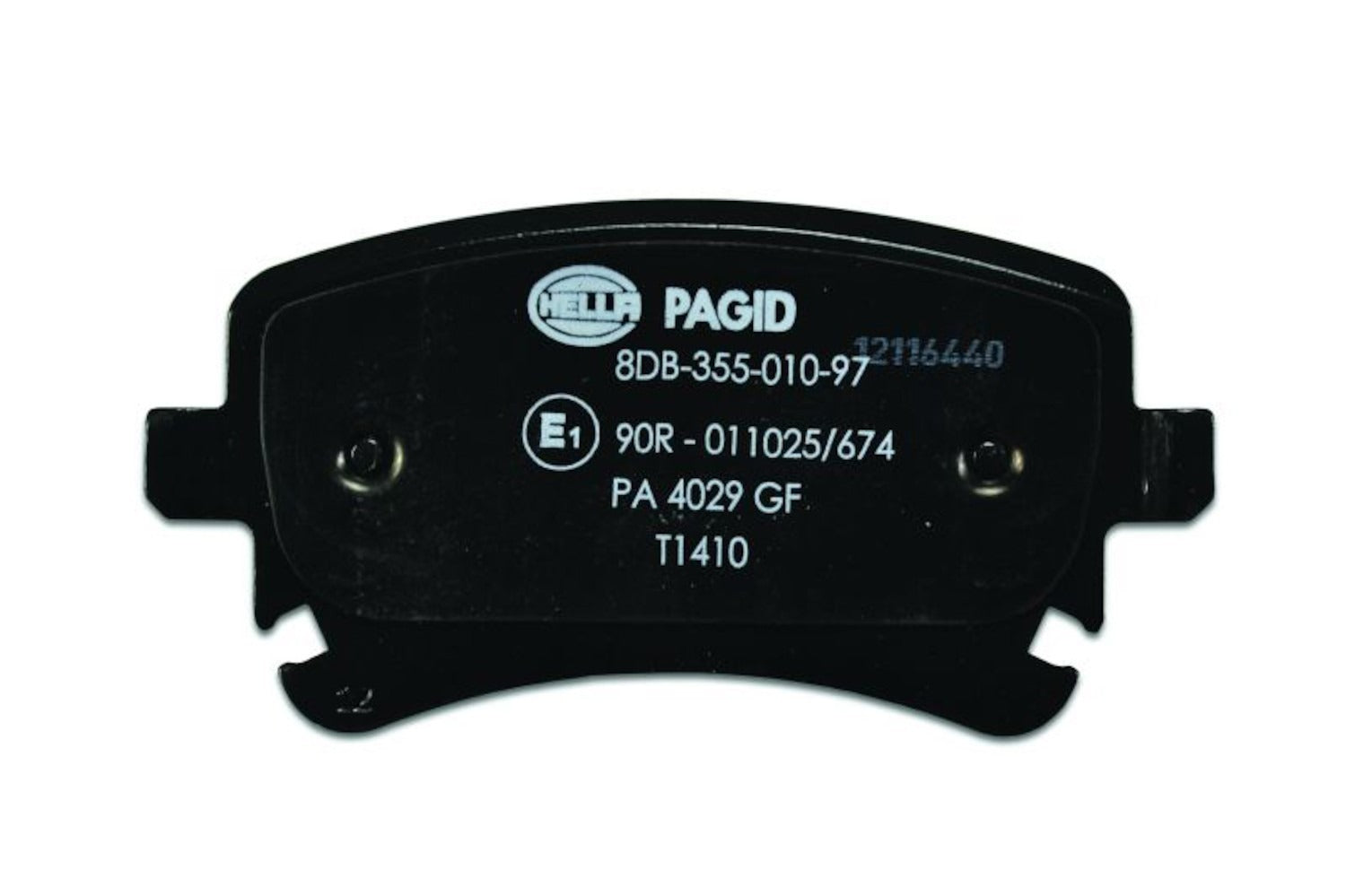 Hella Pagid Disc Brake Pad Set  top view frsport 355010971