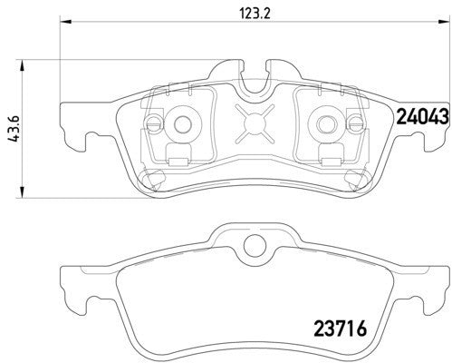 hella pagid disc brake pad set  frsport 355011351