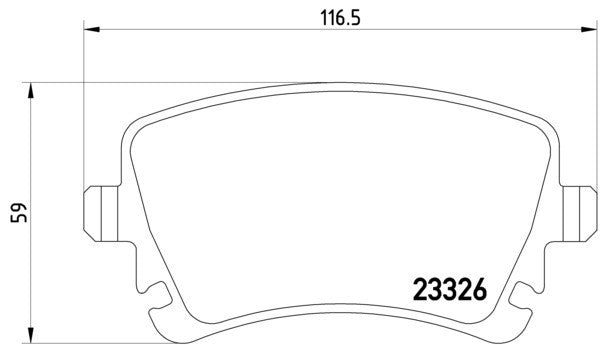 hella pagid disc brake pad set  frsport 355011641