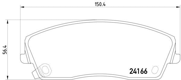 hella pagid disc brake pad set  frsport 355011901