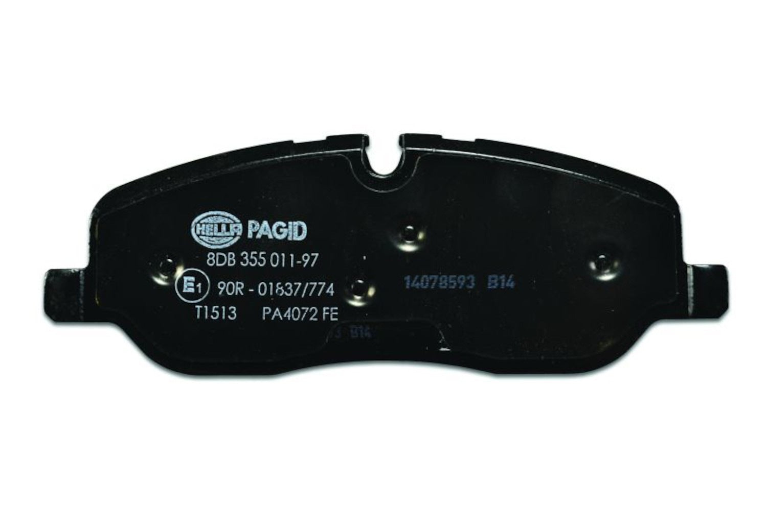 Hella Pagid Disc Brake Pad Set  top view frsport 355011971