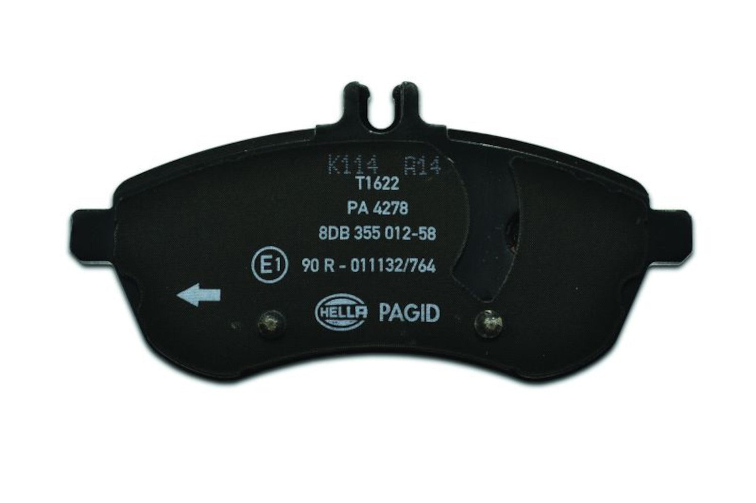 Hella Pagid Disc Brake Pad Set  top view frsport 355012581