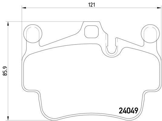 hella pagid disc brake pad set  frsport 355012721