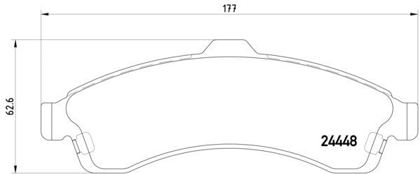 hella pagid disc brake pad set  frsport 355012811