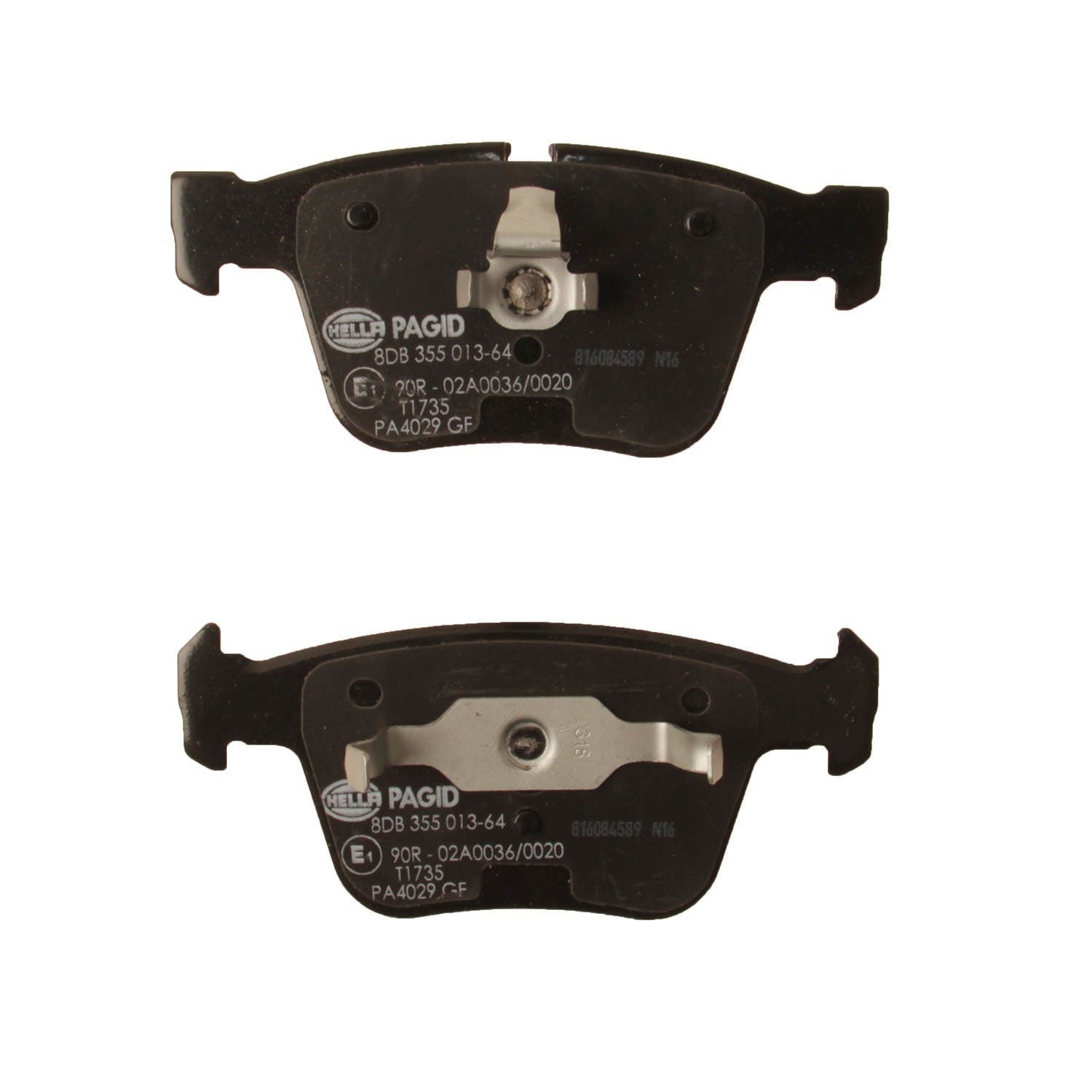 hella pagid disc brake pad set  frsport 355013641