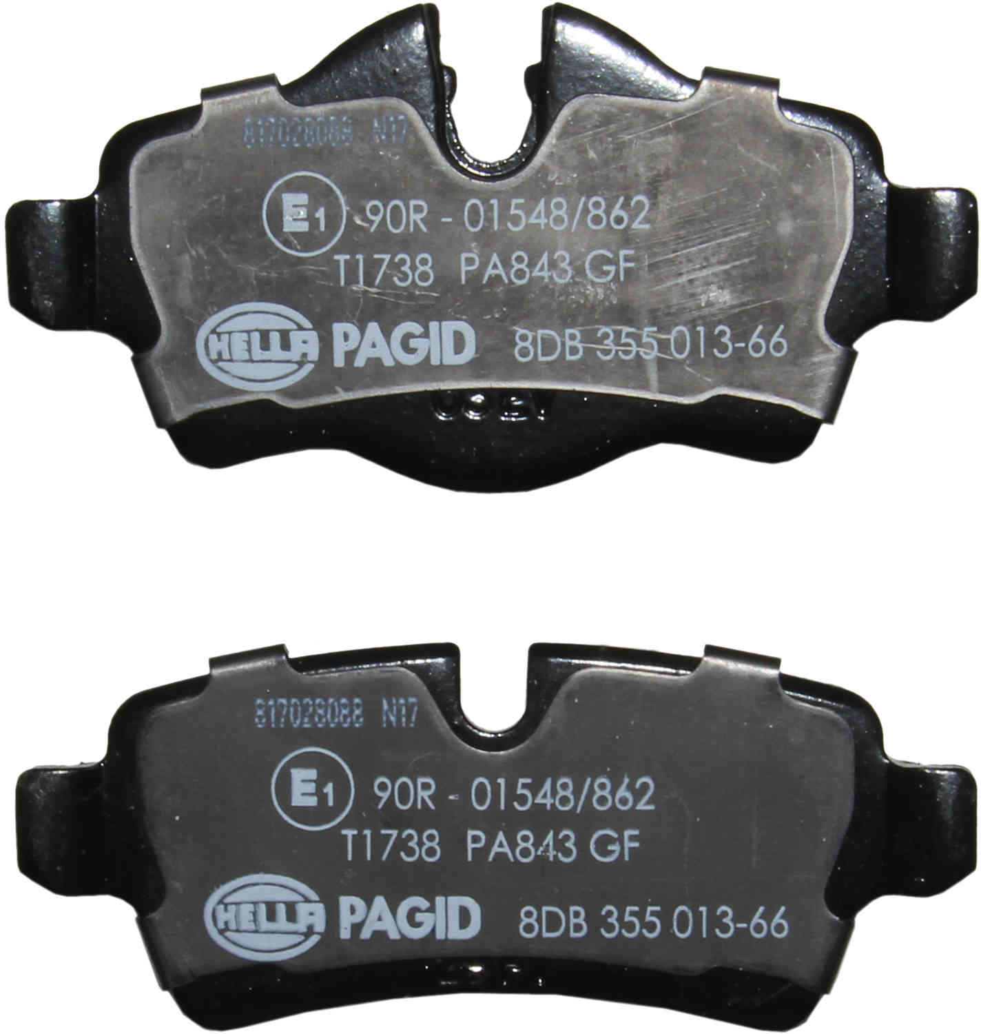 hella pagid disc brake pad set  frsport 355013661