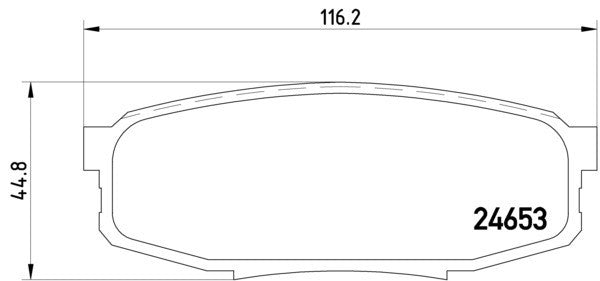 hella pagid disc brake pad set  frsport 355013771