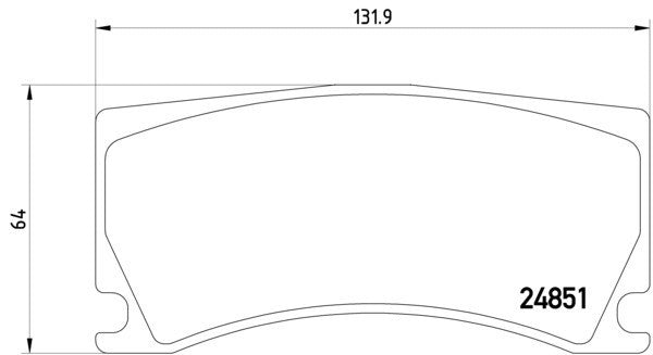 hella pagid disc brake pad set  frsport 355014101