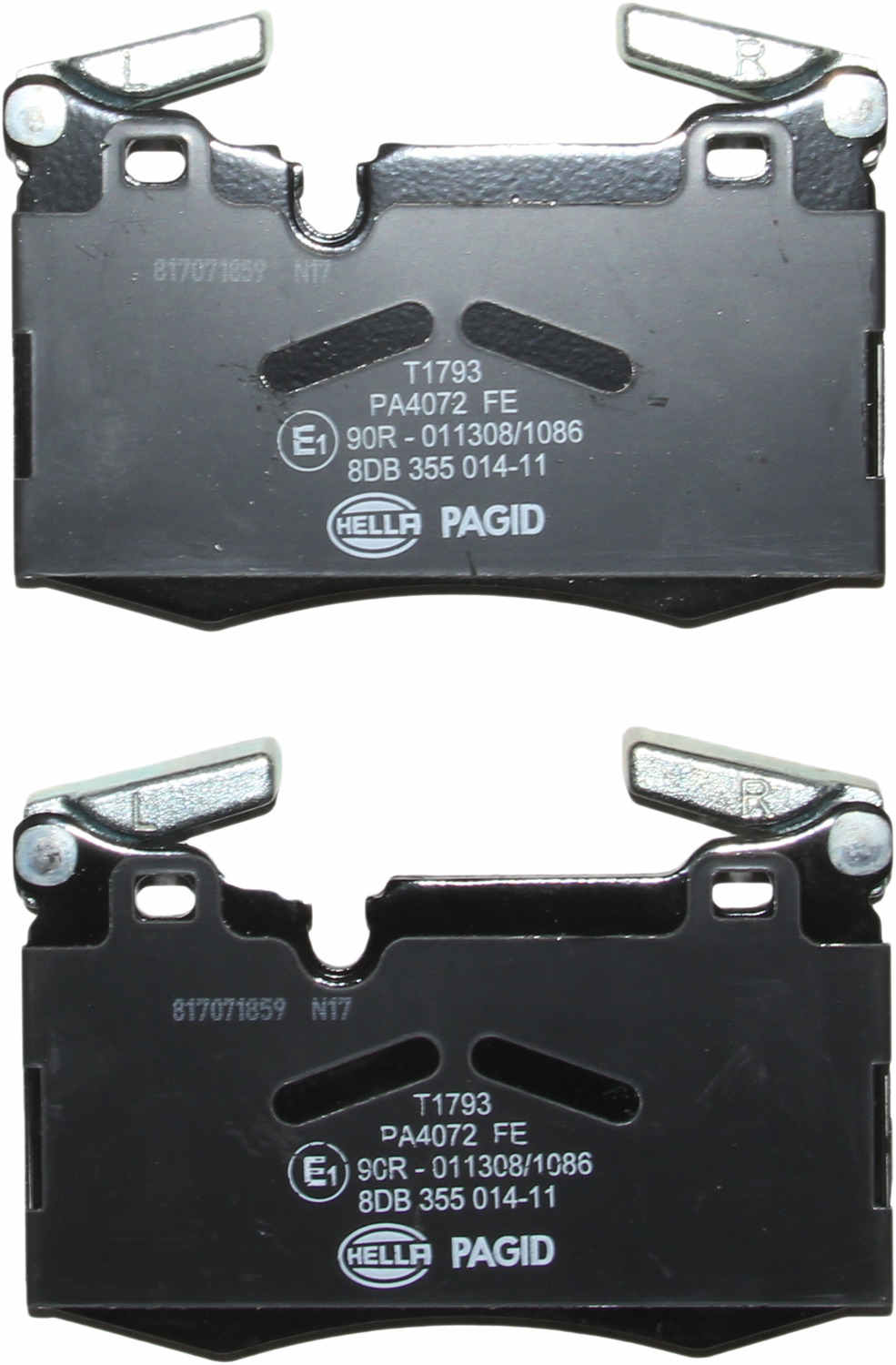 hella pagid disc brake pad set  frsport 355014111