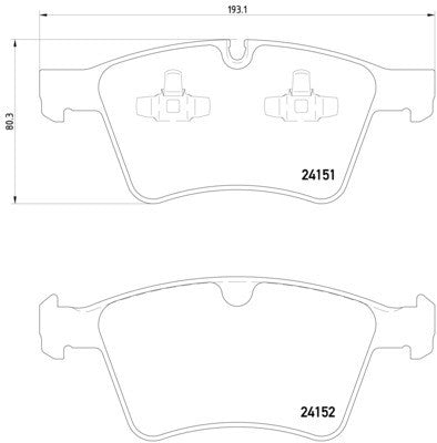 hella pagid disc brake pad set  frsport 355014191