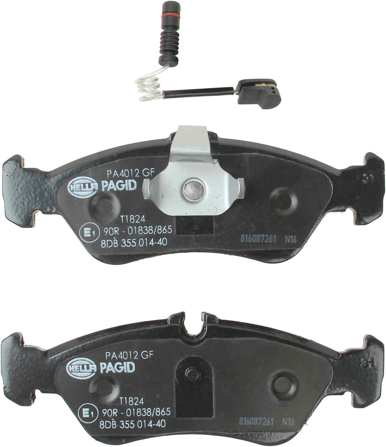 hella pagid disc brake pad set  frsport 355014401