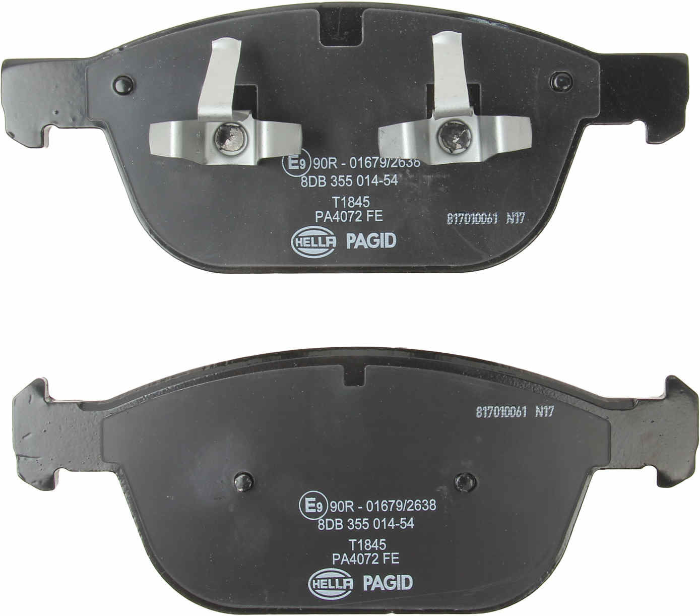 hella pagid disc brake pad set  frsport 355014541